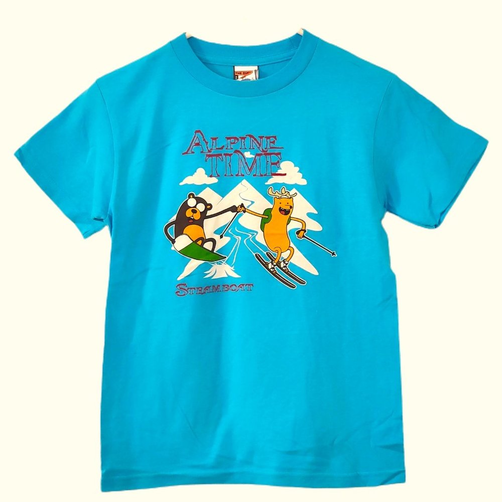 The Duck Company Kids Shirt Alpine Time Adventure Time Graphic Tshirt Youth Med